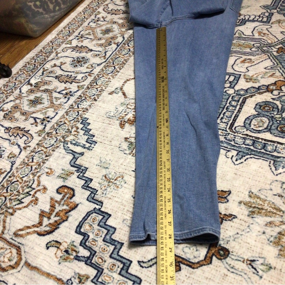 Talbots Slim Ankle Blue Curvy Women's Jeans 14 Denim Medium Wash - Picture 10 of 11